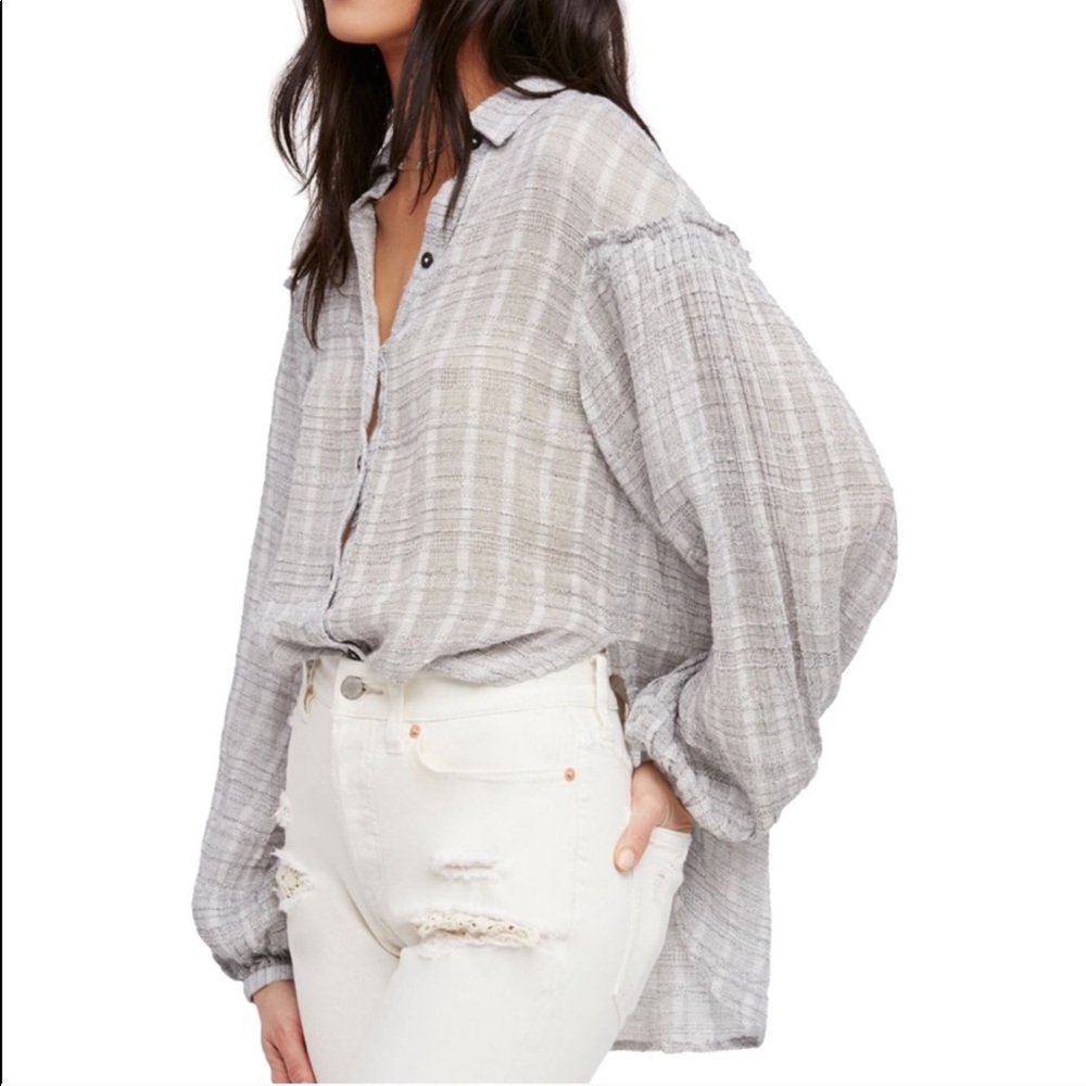 Free People Headed to the Highlands Button Down